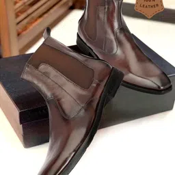 Provogue Men Leather Trekking Shoes-image-41