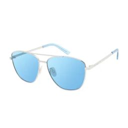 PRIVE REVAUX Blue Square UV Protection Unisex Sunglasses-image-17