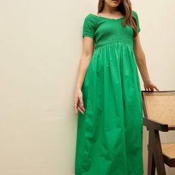 SASSAFRAS Fit & Flare Midi Dress-image-93