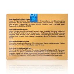VLCC Gold Facial Kit & Insta Glow Gold Bleach Combo image 3