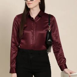 Hancock Maroon Regular Fit Shirt-image-37