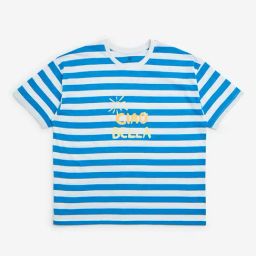 Y&F Kids by Westside Blue Stripe Pattern Cotton T-Shirt-image-96