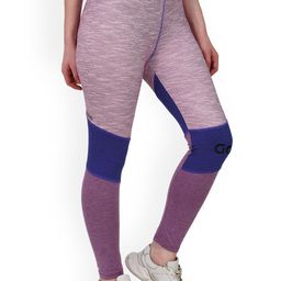 GOTO Women Colourblocked Dri-FIT Training or Gym Tights-13
