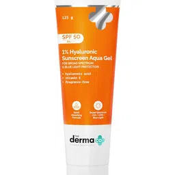 The Derma co. 1% Hyaluronic With SPF 50 Aqua Gel PA++++ Sunscreen -125g-25