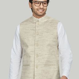 Authentics Woven Design Nehru Jackets-13