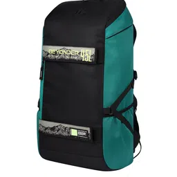 Gear Abstract Printed Black & Green Rucksacks-57