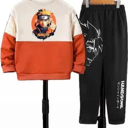 GCYX Boys Rust Cotton Blend Clothing Set-image-10