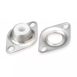 Dayton 2 Bolt Flange Bearing 2 Bolt 19.05 mm (3/4 Inch) Bore 4 3/8 inch Overall Lg, 1F572-30