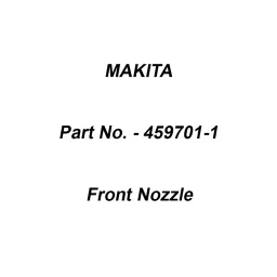 Makita Front Nozzle Suitable For DUB184, Part No 459701-1-35