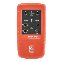 RS PRO RS9020 Phase Rotation Tester, CAT III 300 V, 400Hz Max, 400V ac Max Model No 1231932-44