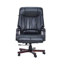 LIBERAL ALCOT-DB Black High Back Moulded Plywood Revolving Chair-image-10