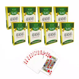 YAJNAS Pocker Rummy Decks Playing Cards for Child and Adult (Set of 8)-24