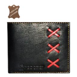 Red Chief Black Leather Casual Bi-Fold Wallet for Men-picture-21