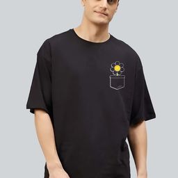KAIDO Graphic Printed Round Neck Drop-Shoulder Sleeves Oversized Pure Cotton T-Shirt-picture-38