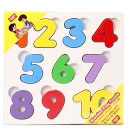 Anindita Toys Numbers With Thumbcuts Multicolour - 10 Pieces-18