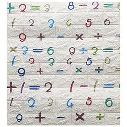 Hop N Play 10 Pcs PE Foam 3D Educational Wall Panel Stickers - Multicolor-image-43