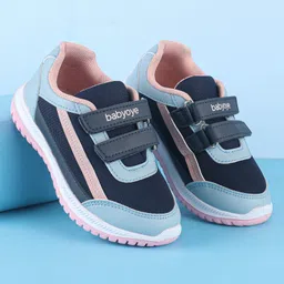 Babyoye Sneakers with Velcro - Pink-picture-36