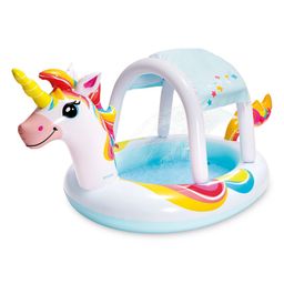 Intex 58435 Unicorn Spray Pool Intex Inflatable Unicorn Spray Water Pool Intex Pool - Multicolor-13