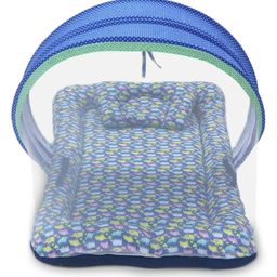 Kradyl Kroft Bassinet Style Mosquito Net Bedding for Infants- Dancing Elephants-picture-9