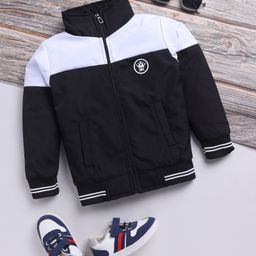TOONYPORT Full Sleeves Cut & Sew Zipper Jacket - Black-image-16