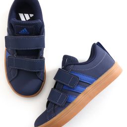 Adidas Kids Velcro Closure Casual Shoes with Tape Detailing - Blue-image-34