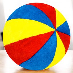 VGRASSP 12 cm Colorful Rangoli Rattle Ball Toy for Kids - Plush Ball with Rattle Sound - Soft and Huggable Gift for Baby And Toddlers - Color May Vary-26