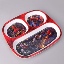 Servewell Spiderman Print Feeding Set Pack of 5 - Red image 2