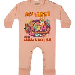 Arvesa My First Onam Printed Bodysuit-image-16