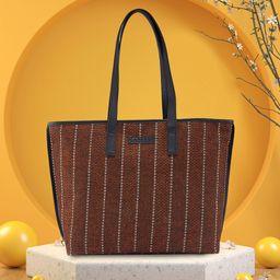 Caprese Evana Self-Striped Shoulder Bag-57