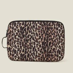 Accessorize London Black Animal Effect Laptop Pouch-36