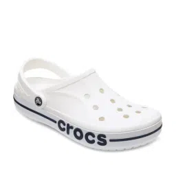 Crocs Unisex Bayaband White Back Strap Clogs-image-61