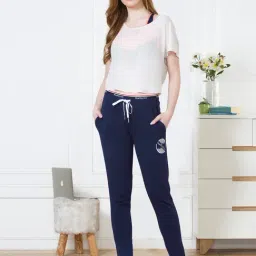 Van Heusen Navy Regular Fit Joggers-image-68