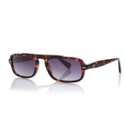 Shisen Fox Grey Clear Rectangular Unisex Sunglasses-picture-5