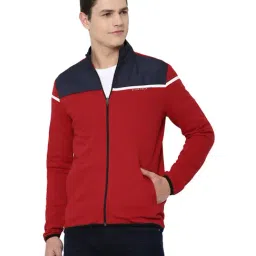 Allen Solly Red High Neck Sweatshirt-picture-20