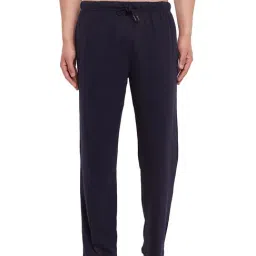 Hypernation Navy Regular Fit Pyjamas-image-4