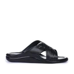 Coolers by Liberty Black Cross Strap Sandals-image-49