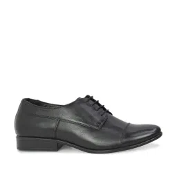 Privo by Inc.5 Men's Black Derby Shoes-image-98