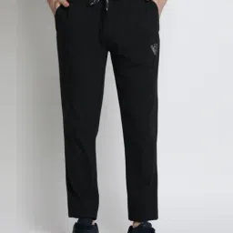 Vh Innerwear Black Cotton Regular Fit Trackpants-image-59