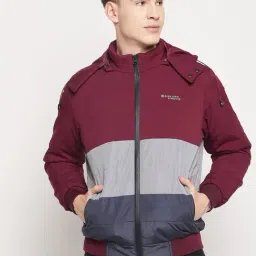 Duke Multi Slim Fit Colour Block Hooded Jacket-picture-5