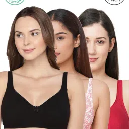 Inner Sense Multicolor Full Coverage Bra - Pack of 3-picture-10
