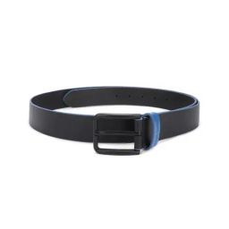 Simon Carter Black Leather Casual Belt for Men-image-9