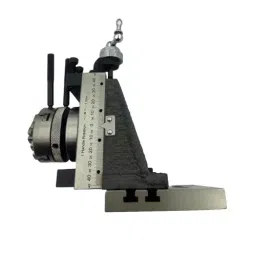 MachEl Mini Fixed Vertical Slide (2-Slot) with Side Scale & 50 mm 3-Jaw Self-Centering Chuck, Back Plate & Base Plate-picture-35