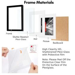 Art Street Black Engineered Wood A4 Size Certificate & Document Photo Frames - Set of 10 image 5