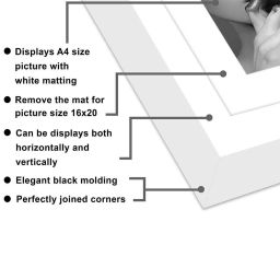 Art Street White Engineered Wood Large Size Document Photo Frames - Set of 2 image 5