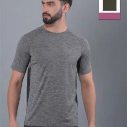 Force NXT Grey & Olive Regular Fit Sports T-Shirt - Pack Of 2-picture-5