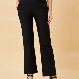 Globus Black Relaxed Fit Tregging-image-74