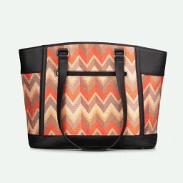 ZOUK Tidal Wave Printed Tote Handbag image 5