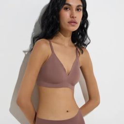 Superstar by Westside Brown Invisible Triangle Lightly Padded Bra-picture-42
