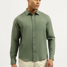 United Colors of Benetton Green Regular Fit Shirt-picture-45