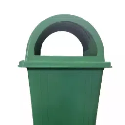 Grassland Dome Lid Dustbin HDPE Plastic Green 80 L, GPL1026 image 2